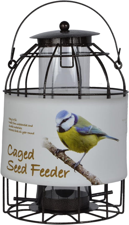 DOME SHAPED CAGED SEED FEEDER