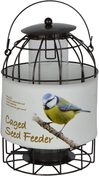 DOME SHAPED CAGED SEED FEEDER