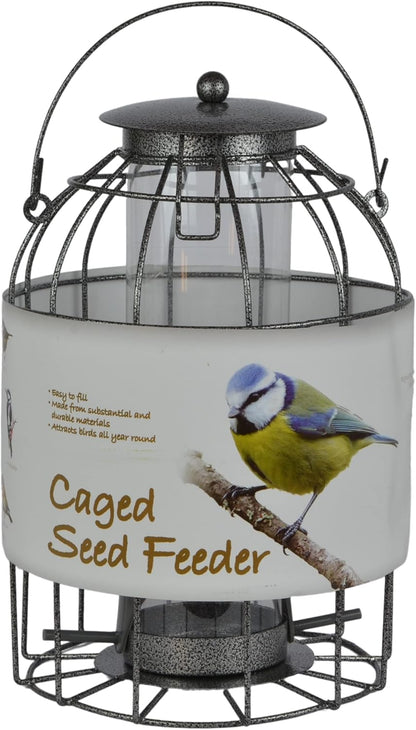 DOME SHAPED CAGED SEED FEEDER