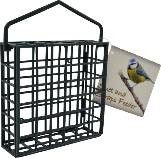 WILD BIRD SUET CAGE FEEDER