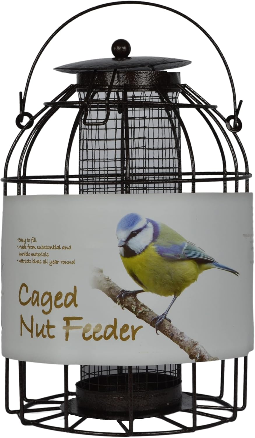 DOME SHAPED CAGED NUT FEEDER