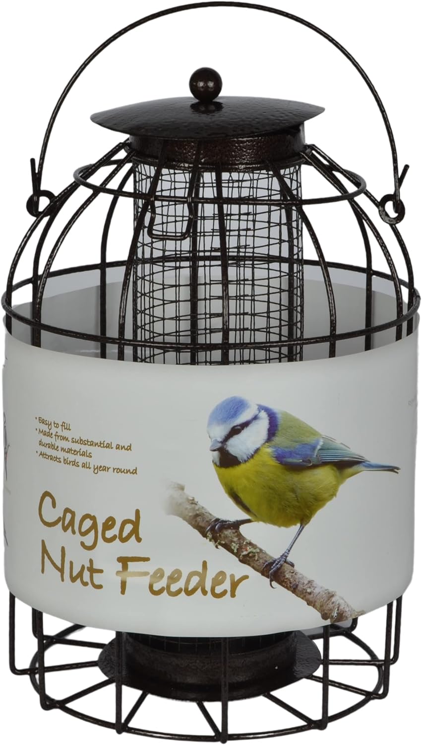 DOME SHAPED CAGED NUT FEEDER