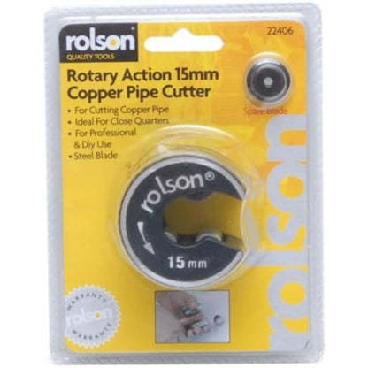 Rolson 22406 15 mm Copper Pipe Cutter