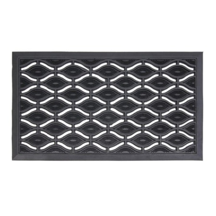 Door Mat 40X70Cm Elipses Rubber Scraper