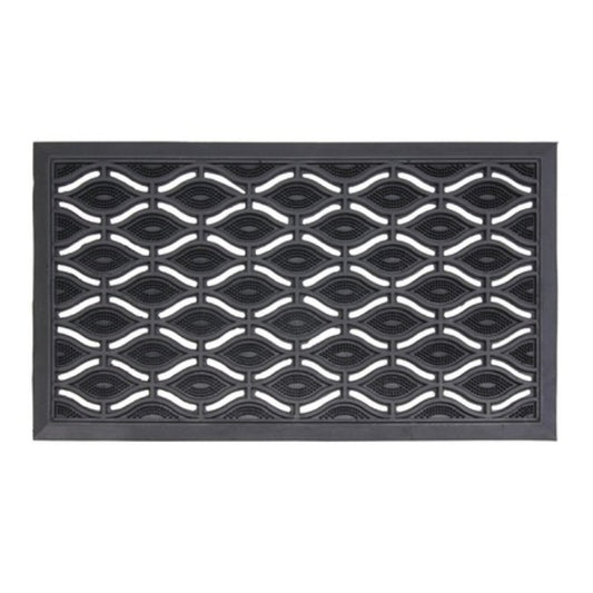 Door Mat 40X70Cm Elipses Rubber Scraper