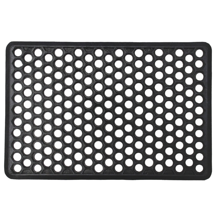 Door Mat Honeycomb Outdoor Rubber Ring  40 x 60 cm