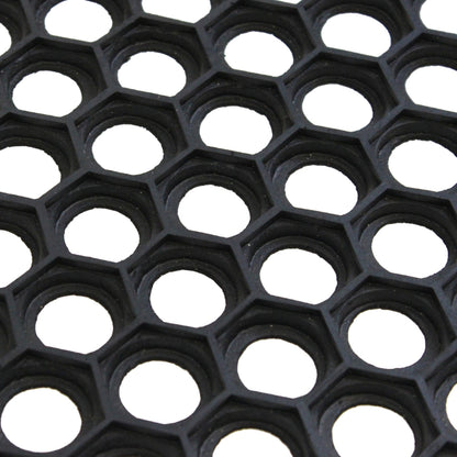 Door Mat Honeycomb Outdoor Rubber Ring  40 x 60 cm