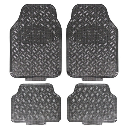 Titan - Universal 4 Piece Car Mat Set carbon