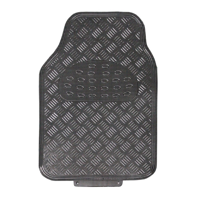 Titan - Universal 4 Piece Car Mat Set carbon