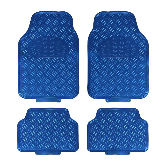 Universal Car Mat Set 4 pce JVL Titan Metallic Blue