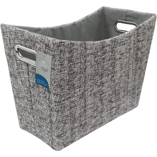 News Paper Magazine Holder, Grey JVL Urban Rectangle