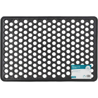 Door Mat Honeycomb Outdoor Rubber Ring  40 x 60 cm