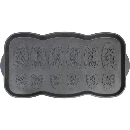 Shoe & Boot Drip Tray Door Mat, JVL Rubber  41 x 81cm