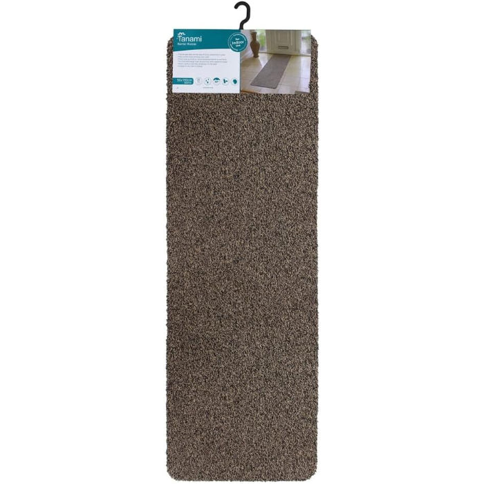 Machine Washable Barrier Door Mat Runner Anti Slip Brown 50 cm x 150cm Tanami