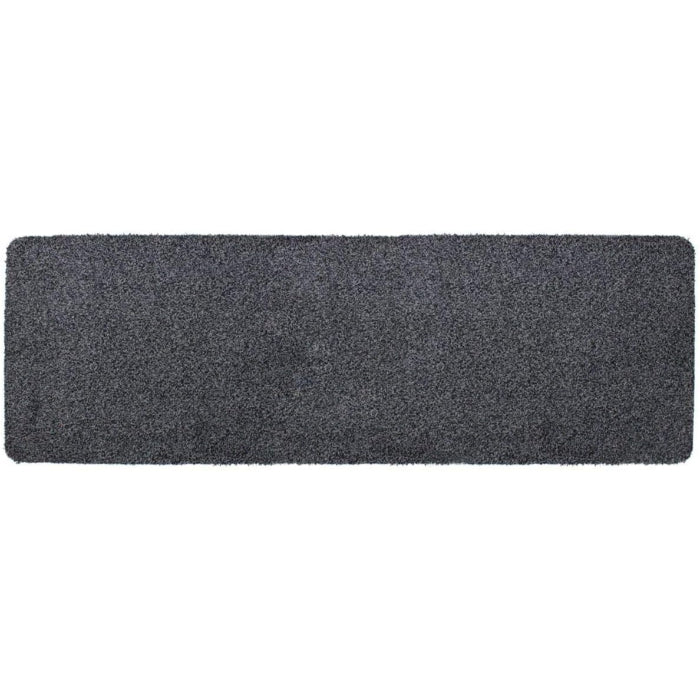 Door Mat Runner Hall Doormat 50cm x 150cm Charcoal Tanami Machine Washable