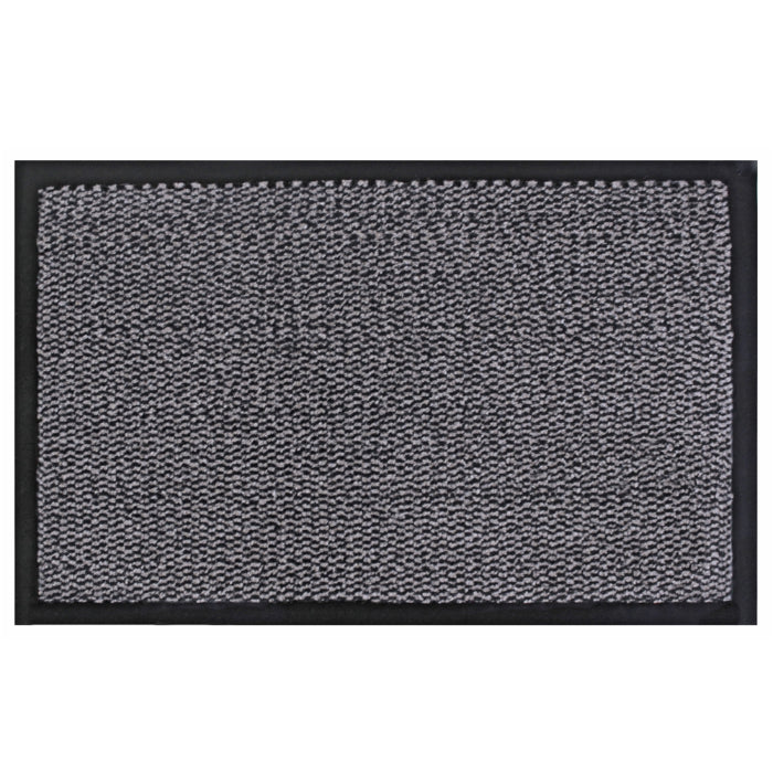 Barrier Commercial Door Floor Mat 40cm x 60cm JVL Grey Heavy Duty