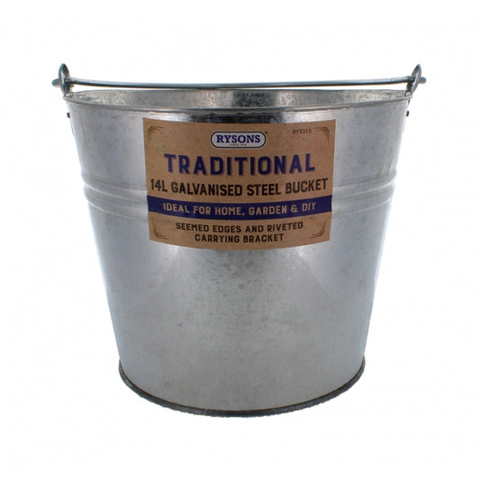 Galvanised Steel Bucket 14L (Ry-3315)