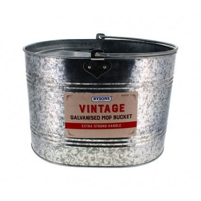 Vintage Galvanised Mop Bucket (Ry-3312)