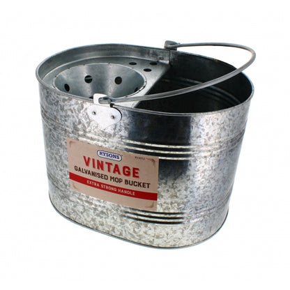 Vintage Galvanised Mop Bucket (Ry-3312)