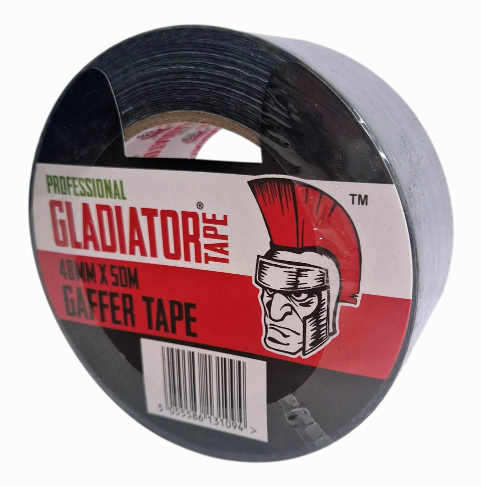 Black standard Gaffa Tape 48mm x 50m