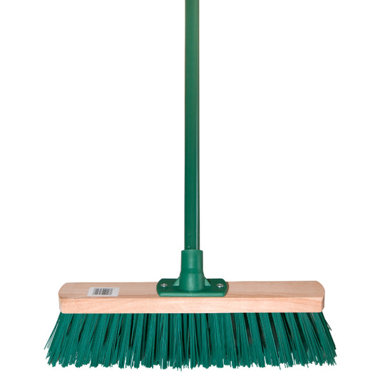 Wooden Broom with Metal Handle 40cm