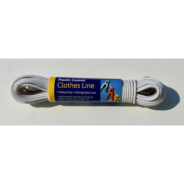 20M PVC & Steel Clothes Line