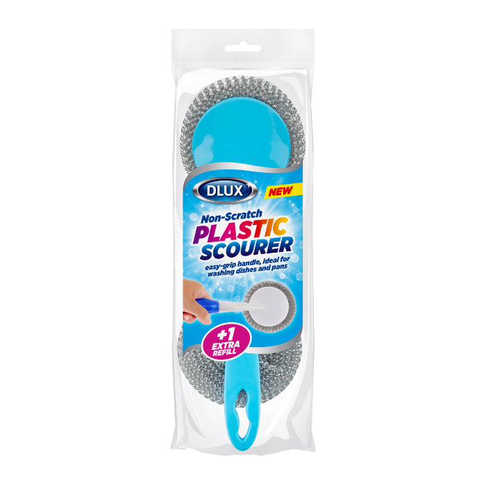 Non Sctrach Plastic Scourer with Refill