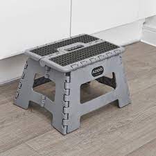 OSH – Small Folding Step Stool (Grey) (ZM2965)